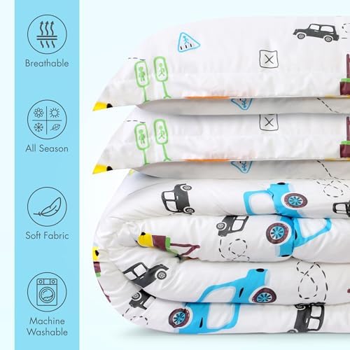 Utopia Bedding Kids Car Comforter Set Twin