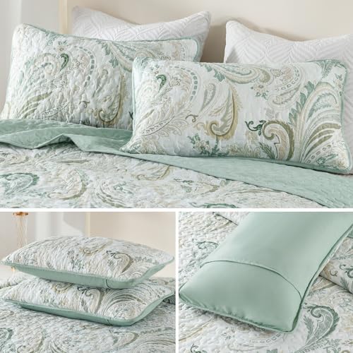 WONGS BEDDING Boho Quilt Set King Size 1