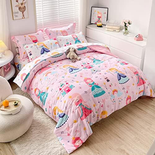 Wajade Kids Pink Princess 7-Piece Comforter Set