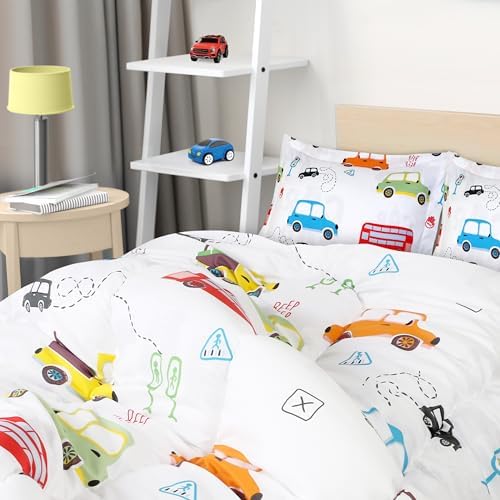 Utopia Bedding Kids Car Comforter Set Twin