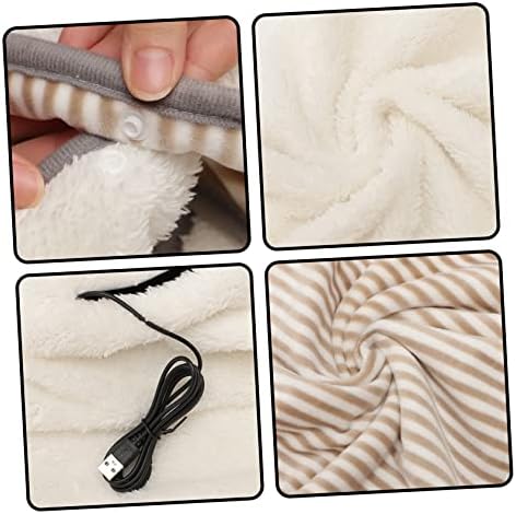 MAGICLULU Fawn Design USB Electric Heating Blanket for Office Couch and Bed
