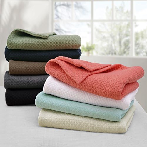Superior Paisley Cotton Bedspread Set King Size Sage