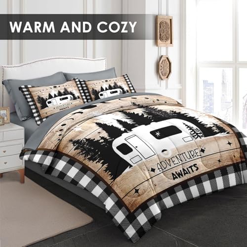 Pamnest Comforter Set Queen Size 7 Pcs Bedding