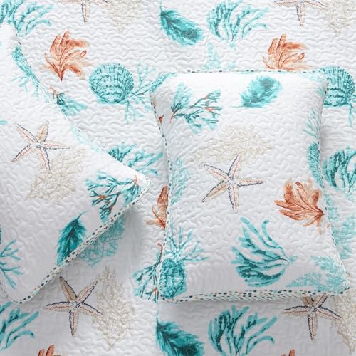 Great Bay Home Coastal Bedding Set - TwinTwin XL