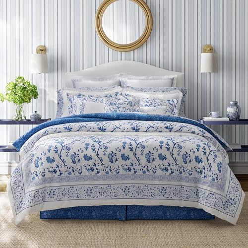 Laura Ashley Full Comforter Set in Charlotte Blue