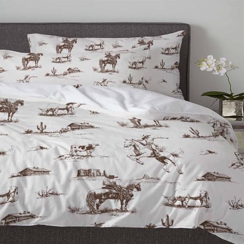 Boanket 3-Piece Retro Duvet Cover Set with Zipper and Pillowcases