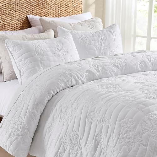 RSHARE Country Floral Cal King Quilt Bedding Set
