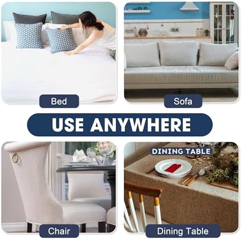 SYIPO 4 PCS Nonslip Bed Sheet Straps with Iron Clips