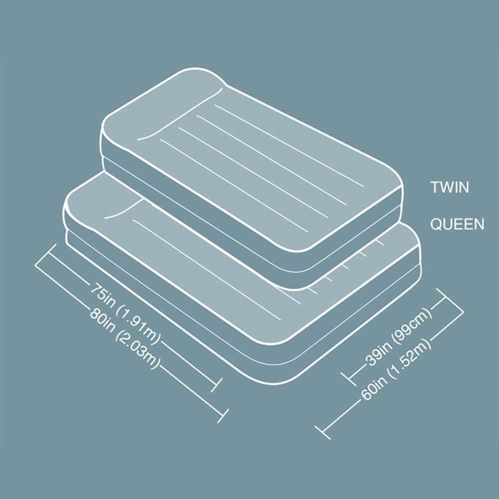 Intex Pillow Dura-Beam Airbed with Pump