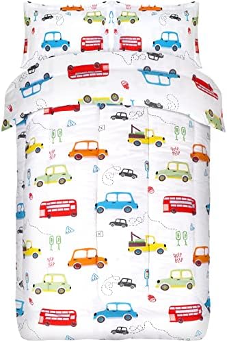 Utopia Bedding Kids Car Comforter Set Twin