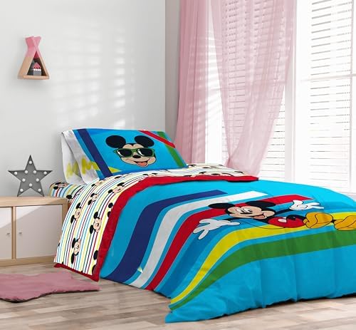 Sunny Side Up Disney Mickey Mouse Twin Comforter Set