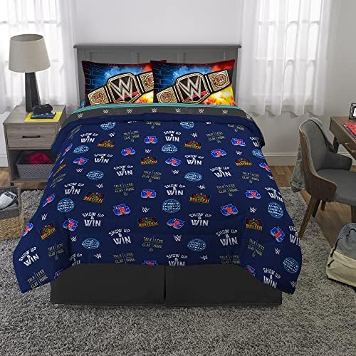 Franco WWE Kids Comforter Set 5 Piece Full Size