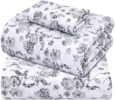 ZOYER 100 Cotton Percale Twin XL Sheets Set 1