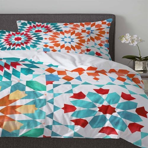Boanket 3-Piece Queen Bedding Set with Zipper and Pillowcases
