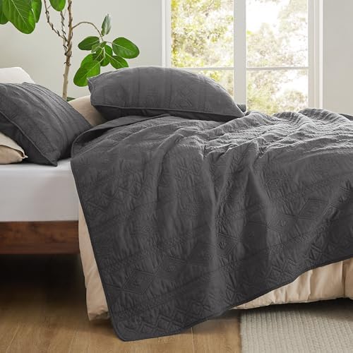 Bedsure 100 Cotton Quilt Set with Pillow Shams