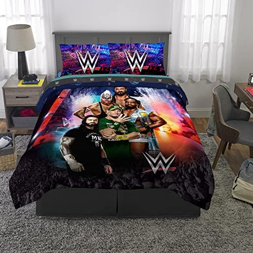 Franco WWE Kids Comforter Set 5 Piece Full Size