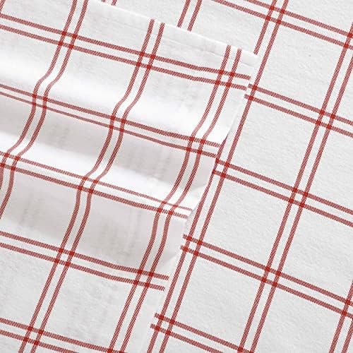 Eddie Bauer Twin Flannel Sheet Set - Cozy Breathable and Oeko-Tex Certified