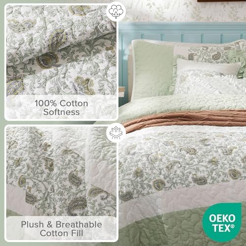 Madison Park Dawn 6 Piece Queen Cotton Coverlet Set