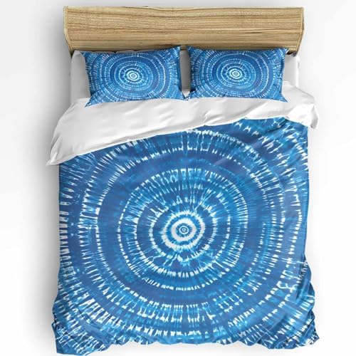 Boanket 3-Piece Queen Duvet Cover Set with Zipper Soft Breathable