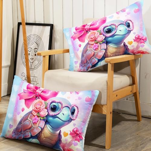 AILONEN Sea Turtle Sheet Set Twin XL Cute Kawaii Bedding