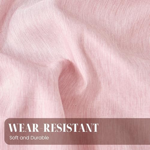 DECMAY Twin Comforter Set 5 Pieces Pink