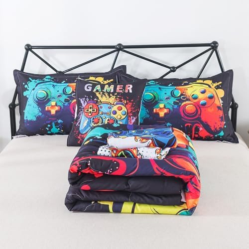 ADASMILE A S Gaming Comforter Set for Kids