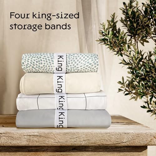 Niagara 4 Pack Sheet Organizer Bands - Stretchable Durable
