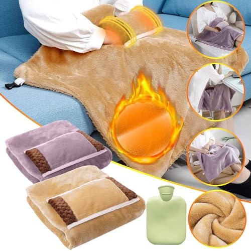 Super Soft Heated Blanket with USB Power and Overheat Protection
