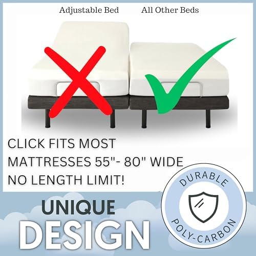 Click Bed Sheet Straps Clips - Keep Sheets Firm Tight