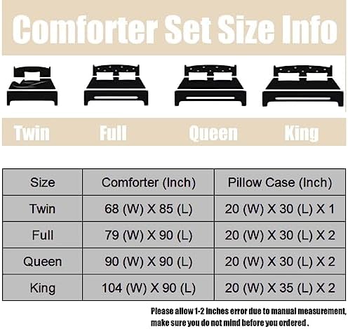 Kxry Galaxy Comforter Set Twin Size 3D Printing