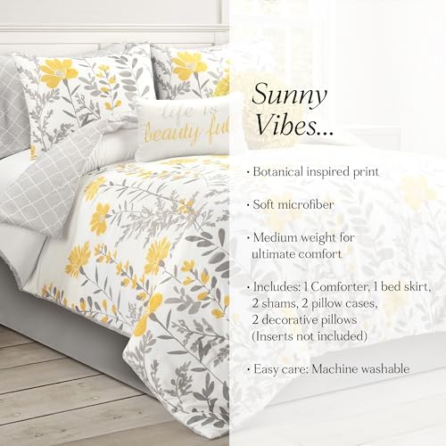 Lush Decor Aprile Reversible Comforter Set Queen