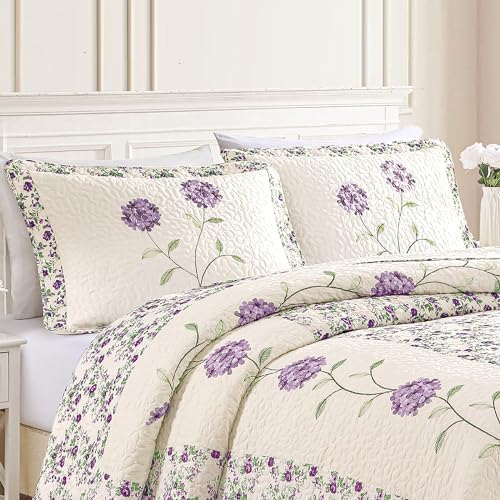 Collections Etc Embroidered Carnation Quilted Pillow Sham