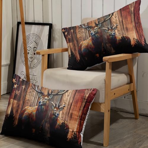 AILONEN Deer Fitted Sheet Set Twin XL Size 3 Pieces