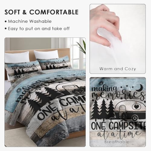 WeCozy Queen Comforter Set with 2 Pillowcases