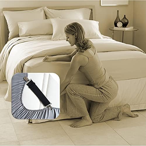 RayTour Sheet Straps Bed Sheet Keeper Holder Set of 4