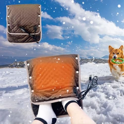 Zerodis Heated Blanket 3 Temperature Levels Portable Power Bank Compatible