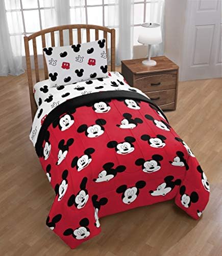 Jay Franco Disney Mickey Mouse 4-Piece Twin Bed Set 1