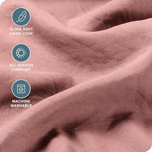 Bare Home Ultra Soft Sandwashed Full Sheet Set 1