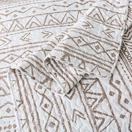 NEWLAKE Reversible Quilt Bedspread Set Queen Size