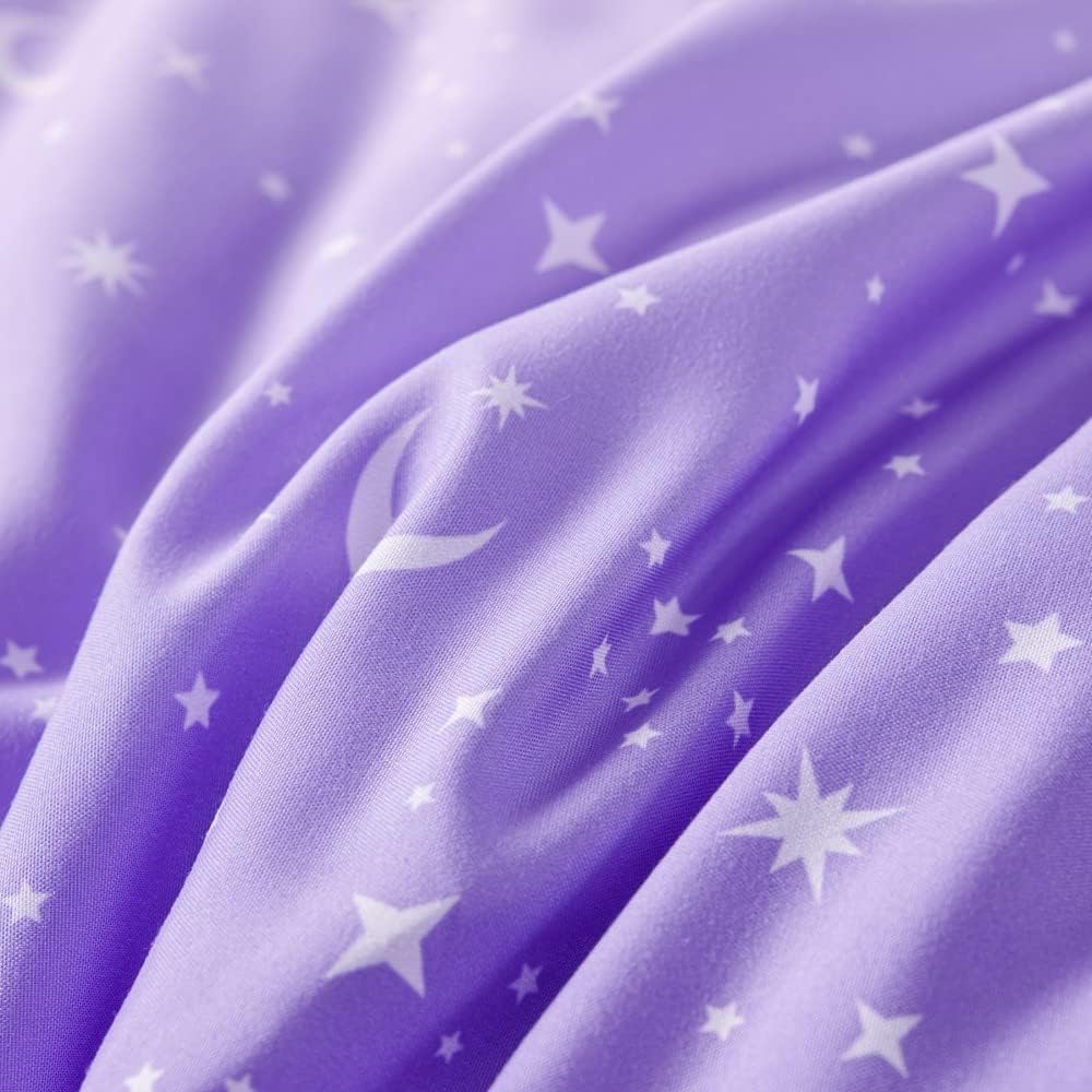 URBONUR Gradient Comforter Set for Girls 6Pcs