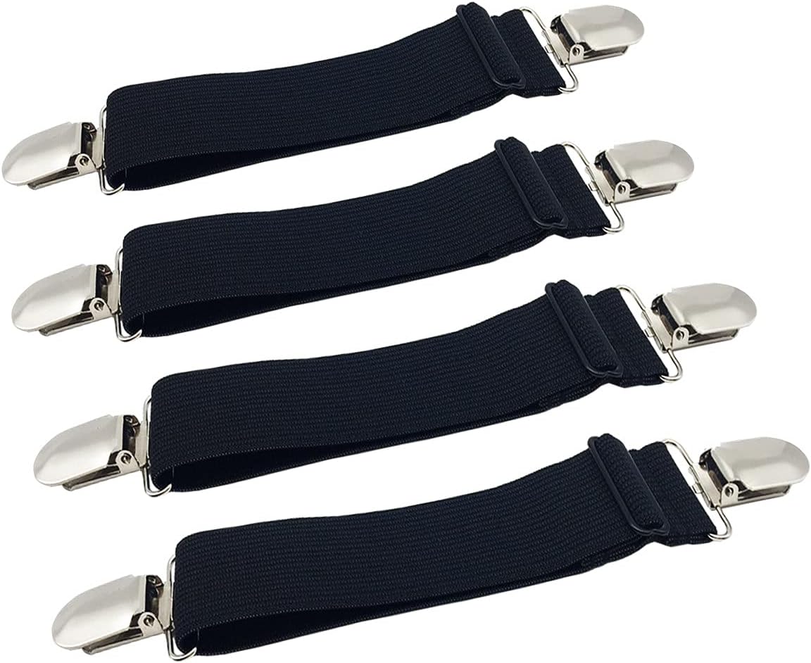 RayTour Sheet Straps Bed Sheet Keeper Holder Set of 4