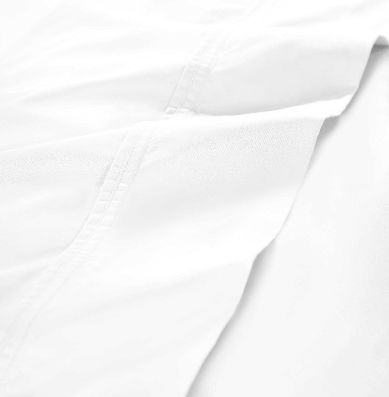 Superior Organic Cotton Deep Pocket Fitted Sheet White