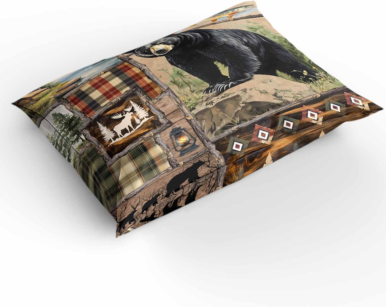 Boanket 3-Piece Queen Duvet Cover Set with Zipper and Pillowcases 1