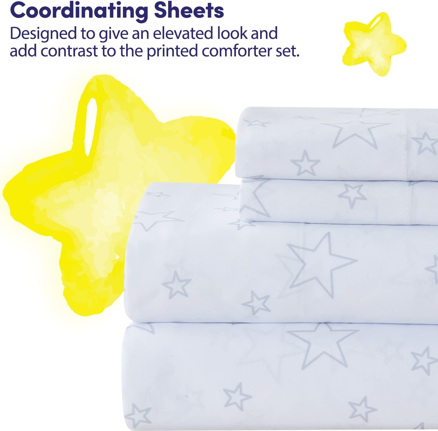 Sweet Home Collection Kids Bed in a Bag Space Design Twin Set