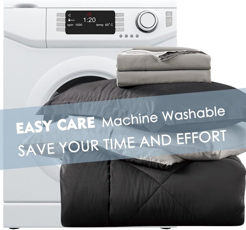 Furnishh 5-Piece Comforter Set Twin Bed in a Bag