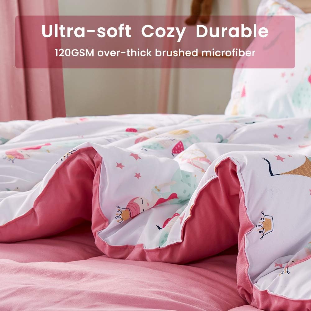SLEEP ZONE Princess Castle Comforter Set