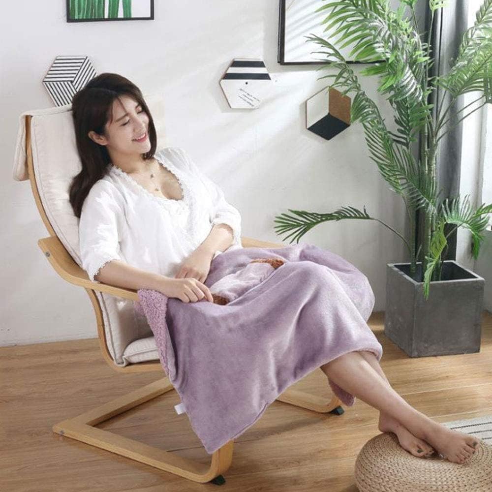 BXT Electric Heated Throw Blanket with Pocket - USB Fast Heating 60x80cm