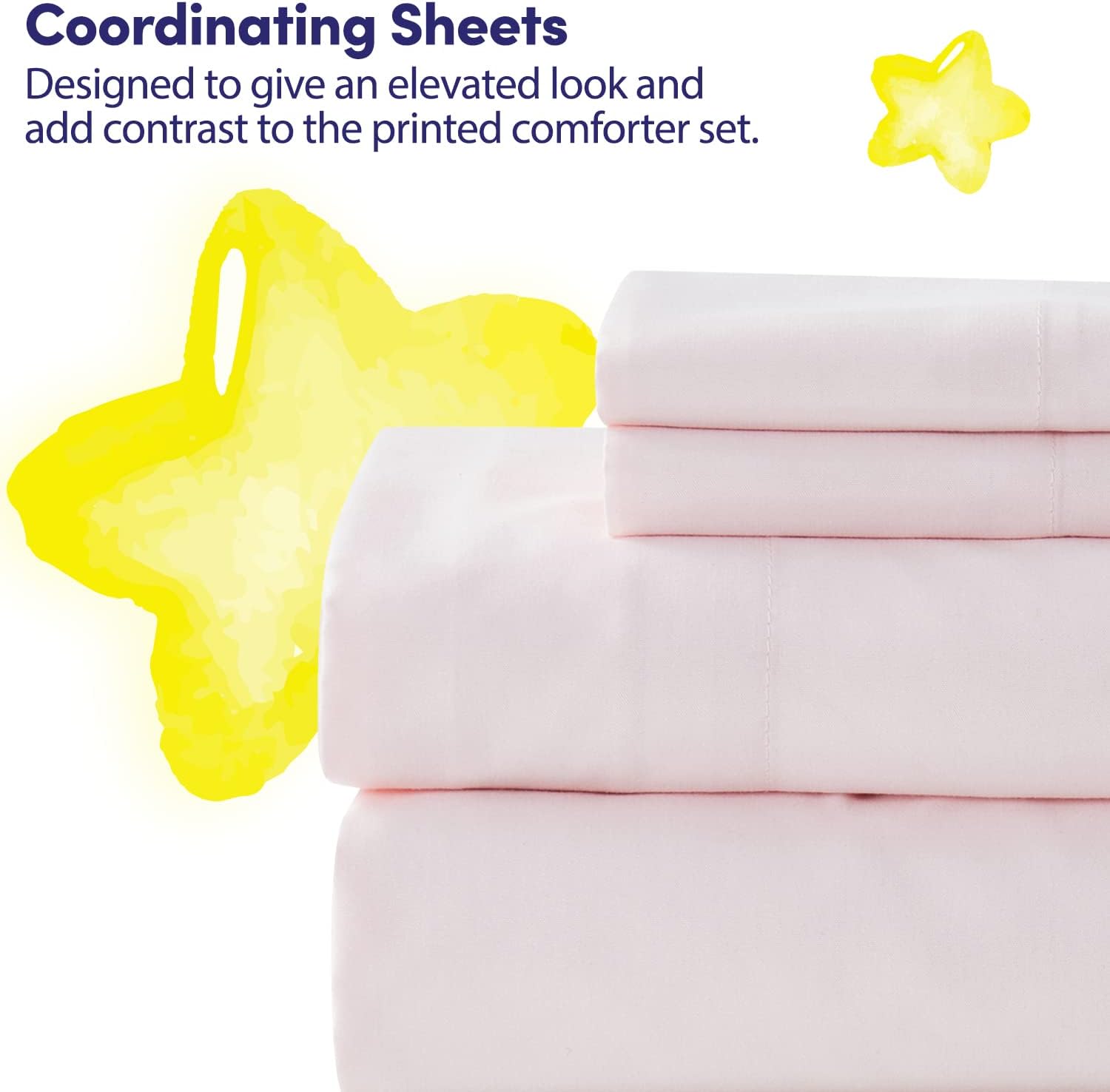 Sweet Home Collection Kids Bedding Set Rainbow Unicorn 1