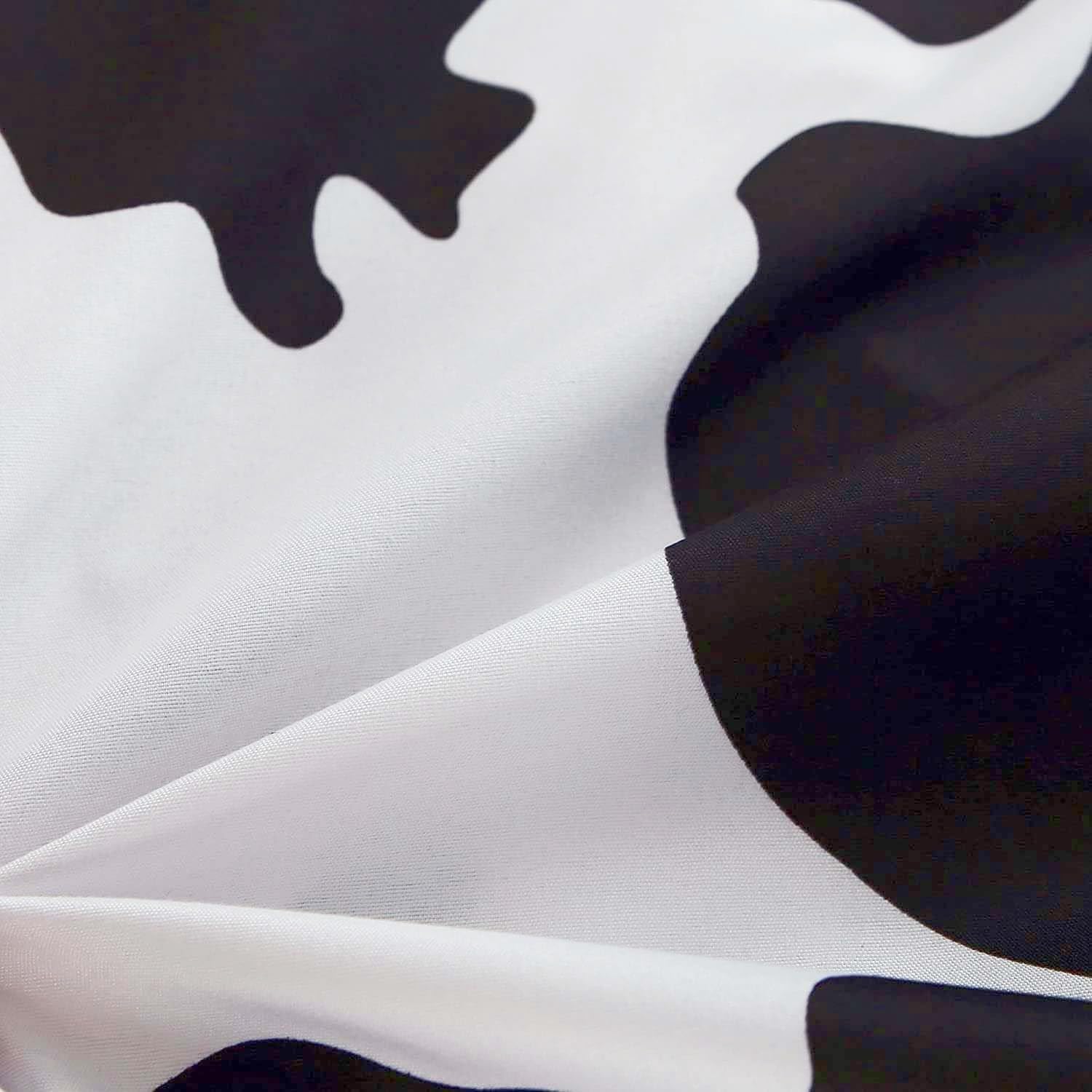 SDY 4PCS Cow Print Bedding Set for Kids and Animal Lovers