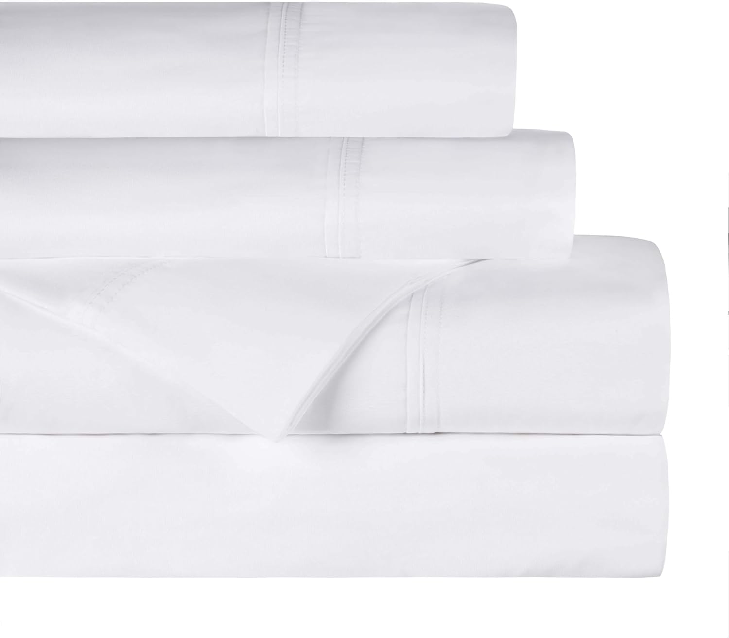 Superior Organic Cotton Deep Pocket Fitted Sheet White